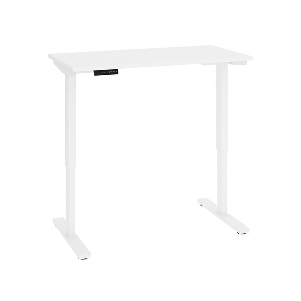 Bestar Bestar Viva 48W x 24D Electric Standing Desk in white 19857-000017 - main